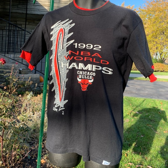 Salem Sportswear Other - Vintage Chicago Bulls 1992 Double-Cut Championship Tee Shirt (Jordan Era)